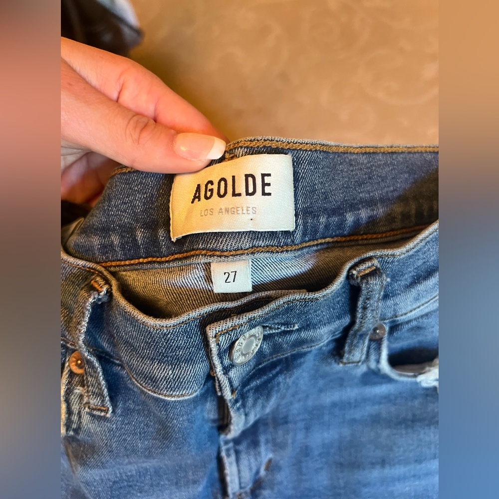AGOLDE Jeans Frayed bottoms
